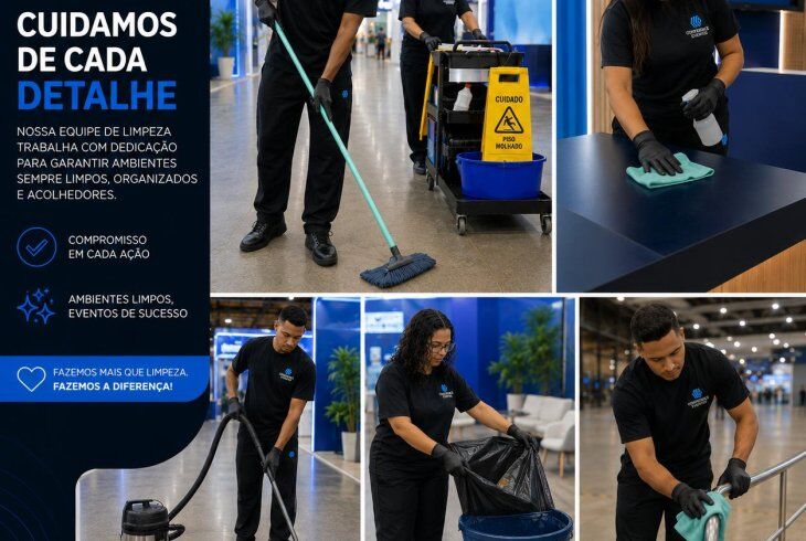 Prevenção de perdas na limpeza para eventos: erros que custam caro